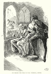 Illustratie voor Great Expectations door Charles Dickens door Harry Furniss