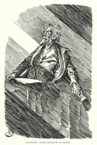 Illustratie voor Great Expectations door Charles Dickens door Harry Furniss