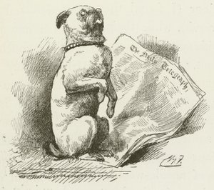 Illustratie voor Sylvie en Bruno door Lewis Carroll door Harry Furniss