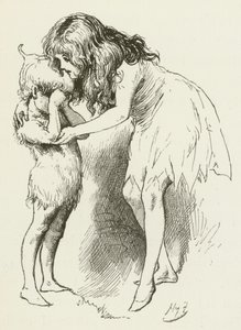 Illustratie voor Sylvie en Bruno door Lewis Carroll door Harry Furniss