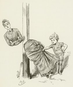 Illustratie voor Sylvie en Bruno door Lewis Carroll door Harry Furniss