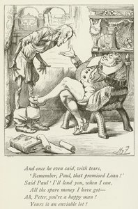 Illustratie voor Sylvie en Bruno door Lewis Carroll door Harry Furniss