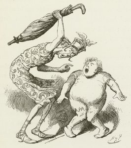 Illustratie voor Sylvie en Bruno door Lewis Carroll door Harry Furniss