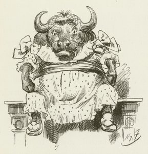 Illustratie voor Sylvie en Bruno door Lewis Carroll door Harry Furniss