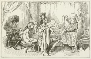 Illustratie voor Sylvie en Bruno door Lewis Carroll door Harry Furniss