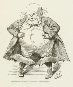 Illustratie voor Sylvie en Bruno door Lewis Carroll door Harry Furniss