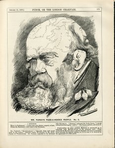 Illustratie van Harry Furniss (1854-1925) in Punch door Harry Furniss