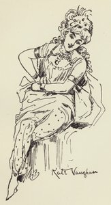 Kate Vaughan door Harry Furniss