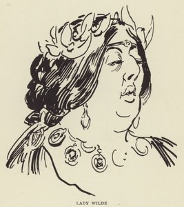 Lady Wilde door Harry Furniss