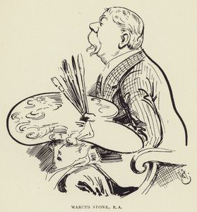 Marcus Stone, RA door Harry Furniss