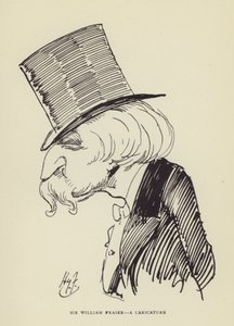 Sir William Fraser, een karikatuur