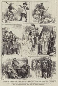 Tableaux Vivants uit de Romans van Sir Walter Scott, in Cromwell House, South Kensington