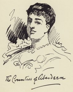 De Gravin van Aberdeen door Harry Furniss