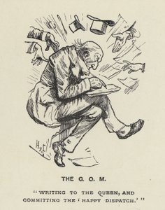 De Grote Oude Man - GOM - W E Gladstone door Harry Furniss