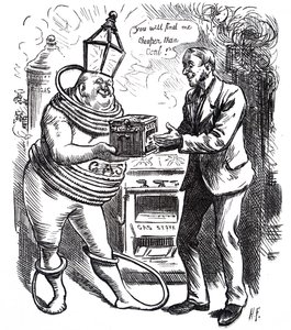 De goedkope kosten van gas. door Harry Furniss