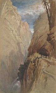Via Mala, Zwitserland, 1854