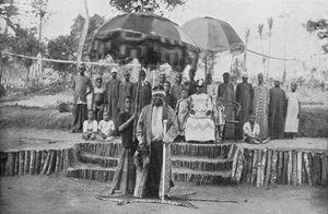 John Boko Cobham, een koning van Oud Calabar Zuid-Nigeria, 1912