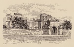 Hardwick Hall, Derbyshire door Harry Percy Clifford