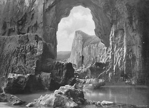 Lydstep Natuurlijke Boog, Tenby, ca. 1896