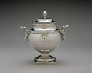 Suikerpot, ca. 1810-1835 door Harvey Lewis
