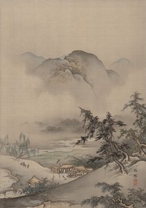 Landschap door Hashimoto Gaho