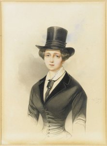 Portret van Groothertogin Catherine Mikhailovna van Rusland 1827-1894, 1847