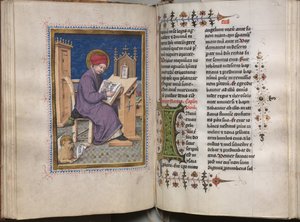 Evangelieboek met Evangelistenportretten: Gedecoreerde Initiaal