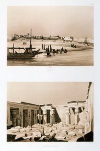 Luxor en Medinet Habu, Egypte, 1841