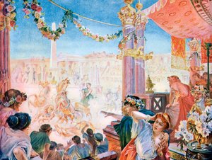 Het Circus van Nero of het Circus van Caligula, Rome