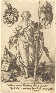 Geduld door Heinrich Aldegrever