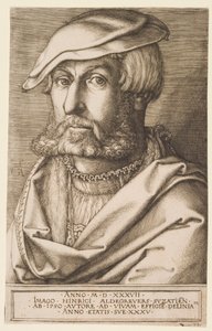 Zelfportret door Heinrich Aldegrever
