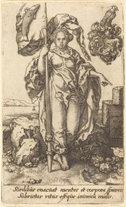 Matigheid door Heinrich Aldegrever