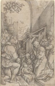 De geboorte door Heinrich Aldegrever