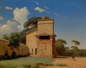 Deens: Casa del Portinaio i Villa Borgheses hebben. Casa del Portinaio in de tuinen van Villa Borghese.