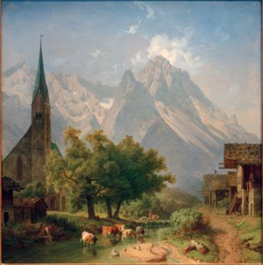 De Oude Parochiekerk in Garmisch