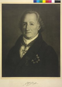 Johann Wolfgang von Goethe door Heinrich Christoph Kolbe