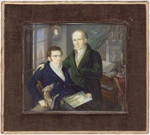Joseph en Karl August von Klein door Heinrich Franz Schalck