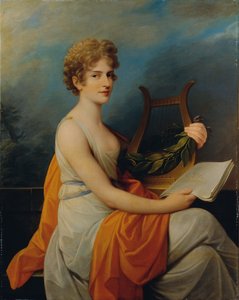 Portret van de operazangeres Therese Saal 1782-1855 als Eva, 1802