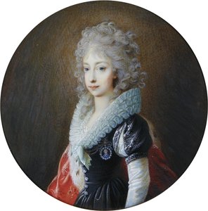 Portret van aartshertogin Marie Clementine van Oostenrijk, later kroonprinses van Napels (1777-1801)