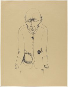 De Werkloze Man door Heinrich Hoerle