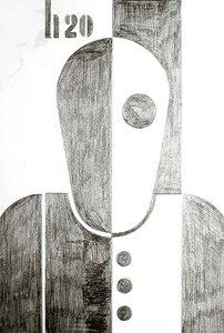 Man, 1920 door Heinrich Hoerle