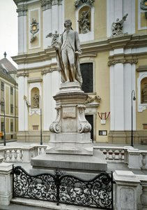 Monument ter ere van de Oostenrijkse componist Franz Joseph Haydn (1732-1809) gemaakt door Heinrich Nitter (1844-1892) 1887 Wenen, Oostenrijk door Heinrich Natter