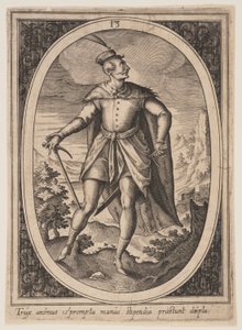 Plaat 13 uit Militaire figuren door Heinrich Ulrich