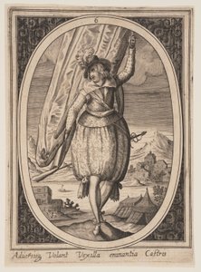 Plaat 6 uit Militaire figuren door Heinrich Ulrich