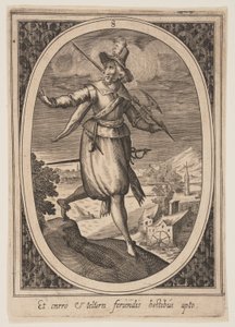 Plaat 8 uit Militaire figuren door Heinrich Ulrich