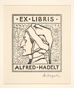 Boekplaat: Alfred Hadelt