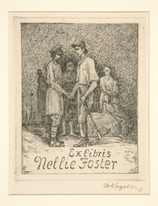 Boekplaten door Heinrich Vogeler