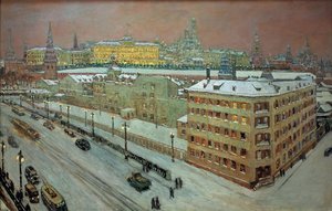 Moskou bij nacht, 1939