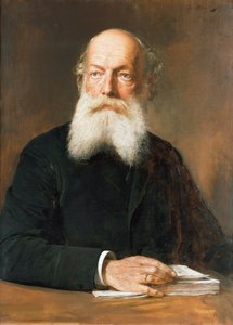 Portret van Friedrich August Kekulé von Stradonitz, 1829-1896, 1890