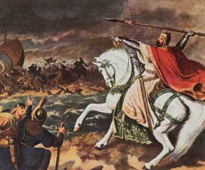 Keizer Otto de Grote, 912-973 (kleurenlitho)